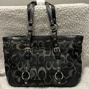 Authentic Coach black purse